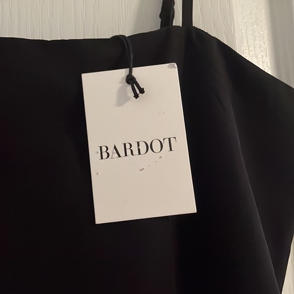 NWT Bardot black mini dress, size XS/4 - Picture 2 of 8